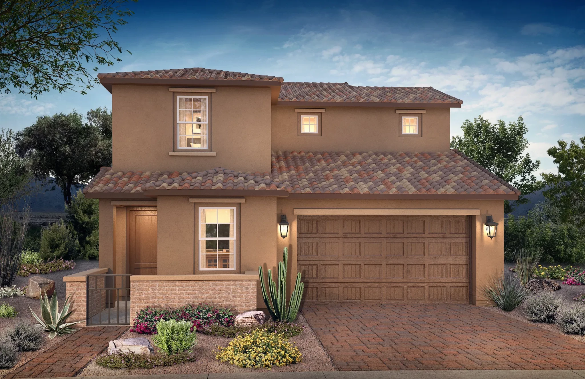 Plan 3521 Exterior D: Southwest
