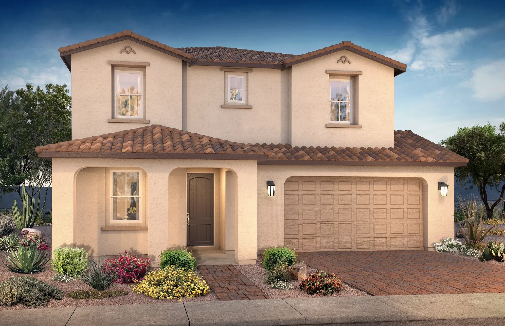 Plan 3524 Exterior A: Spanish