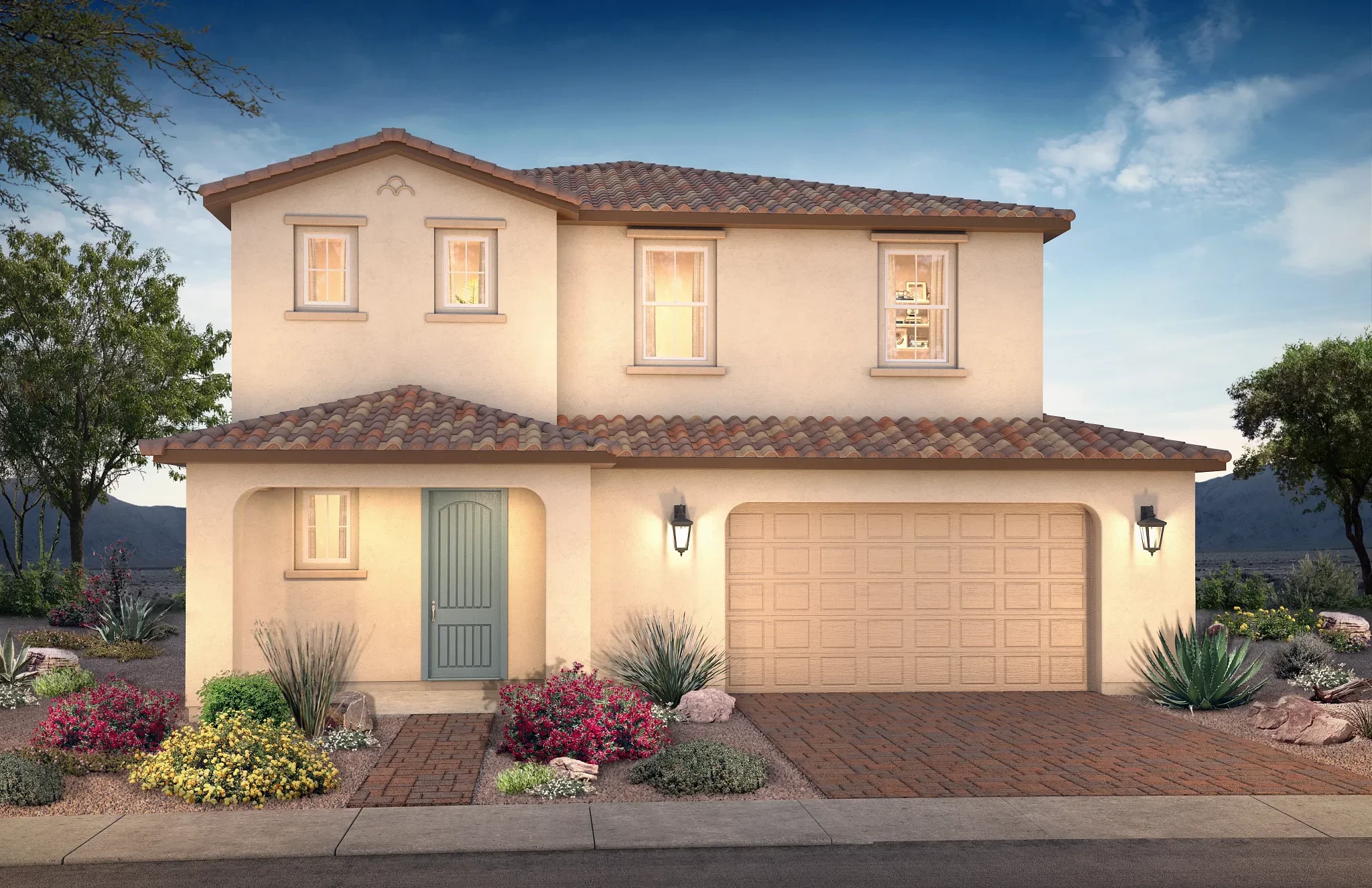 Plan 3523 Exterior A: Spanish