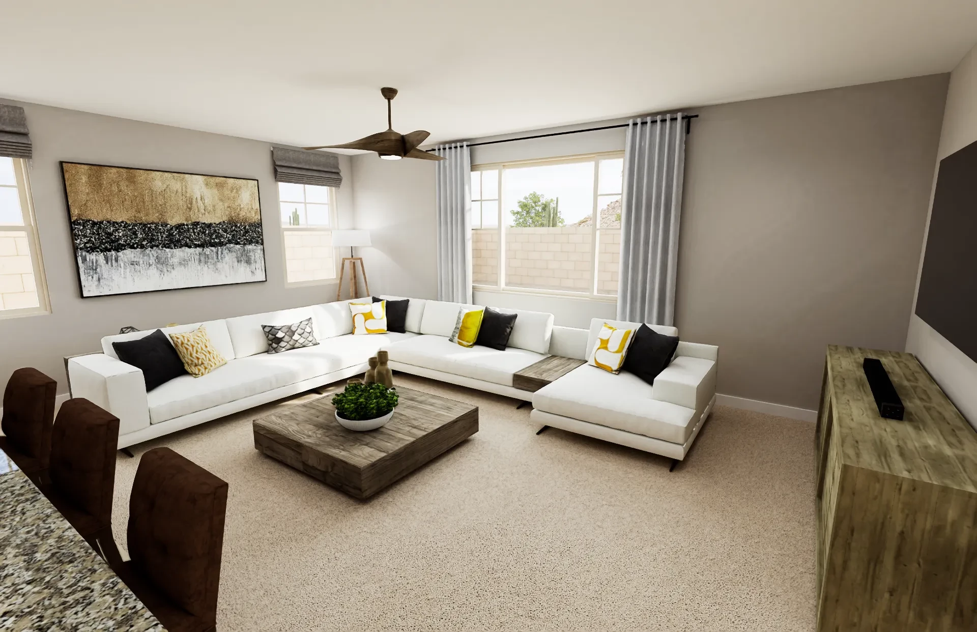 Living Area of Great Room
