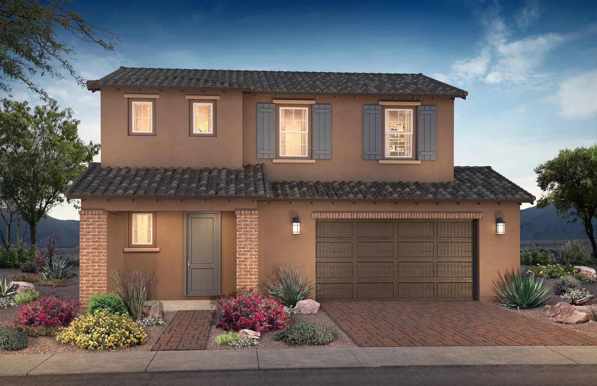 Plan 3523 Exterior B: Ranch