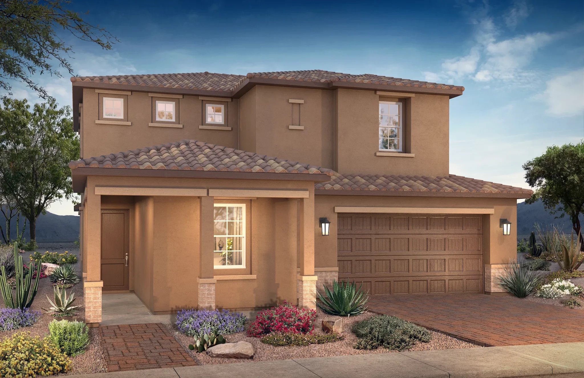 Plan 3522 Exterior D: Southwest