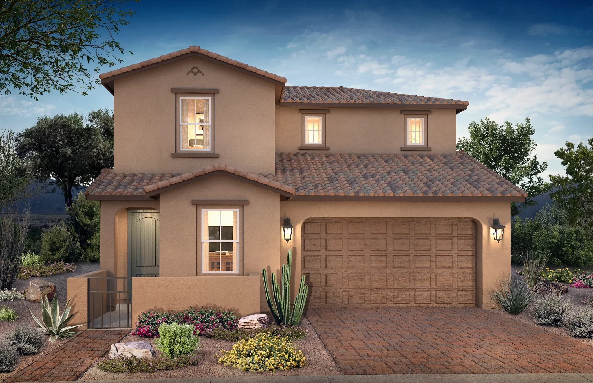 Plan 3521 Exterior A: Spanish
