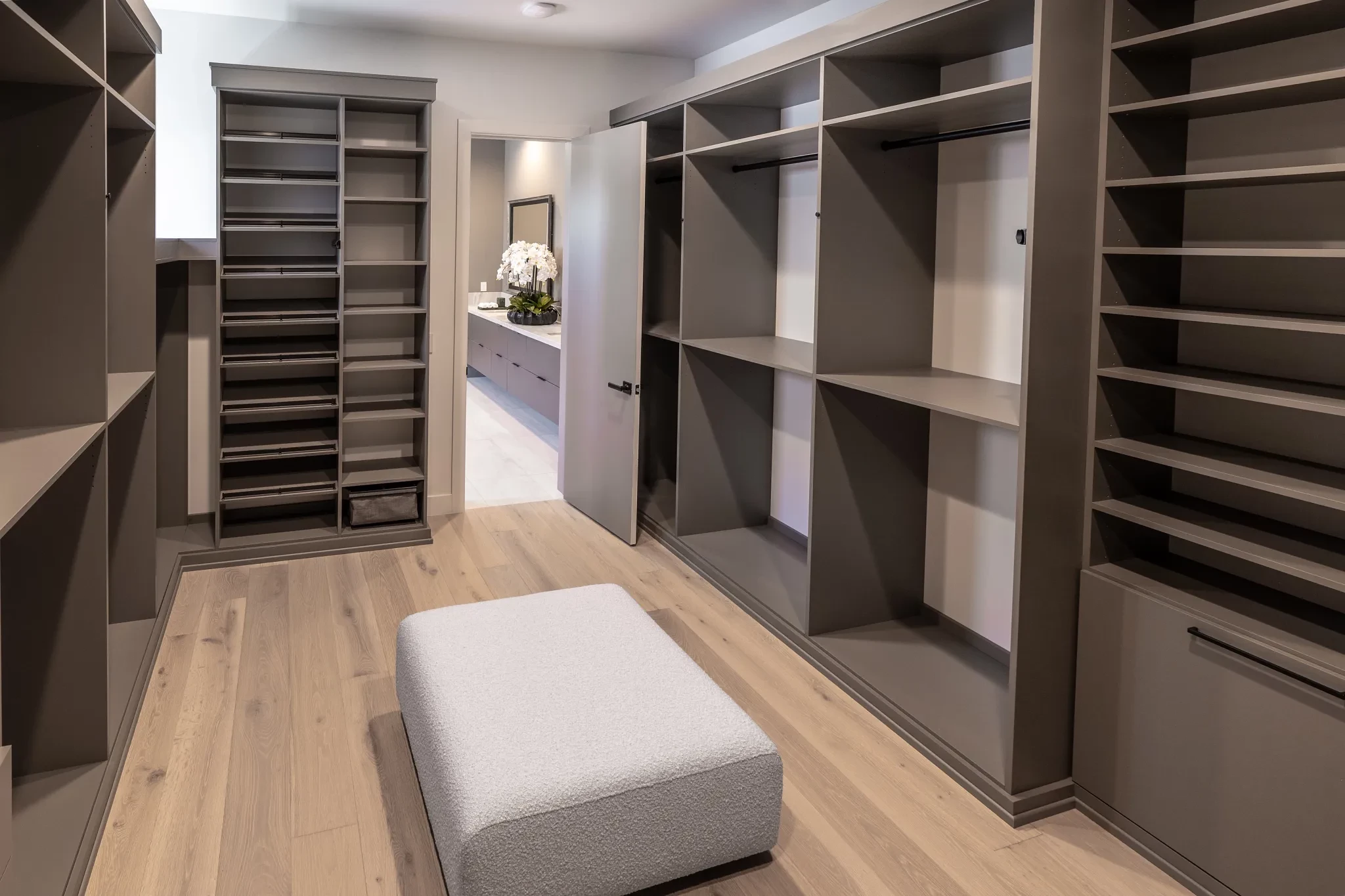 Plan 6004 Model Primary Closet